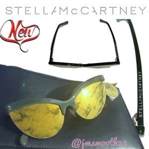 🆕 Stella McCartney Green & Gold Core Sunglasses